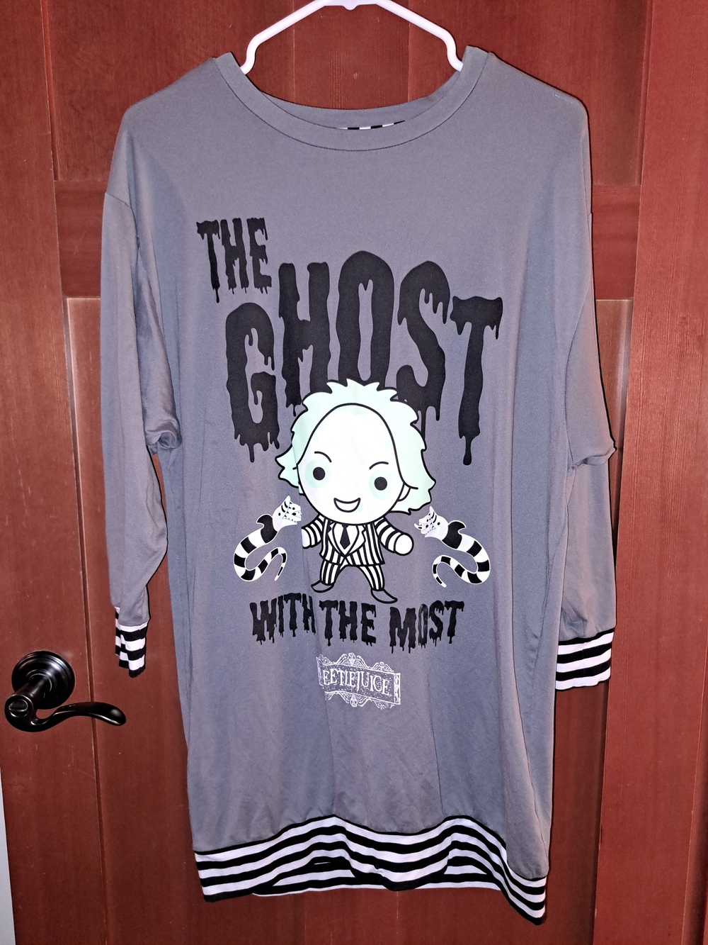 Kids Grey 'The Ghost With The Most' Graphic Shirt